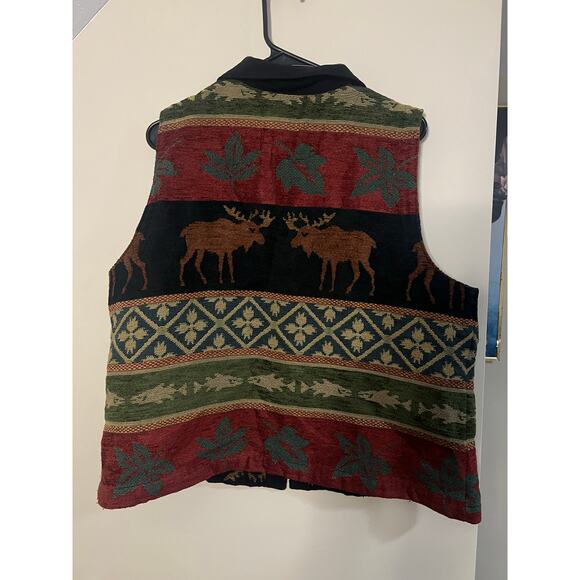 Vintage Coldwater Moose Vest - Picture 3 of 3